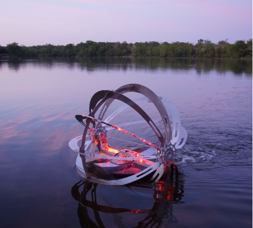 Waterborne robotic sculpture