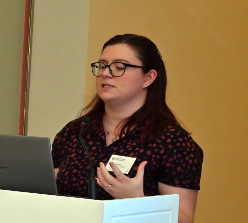 Dr Sally Weston presenting