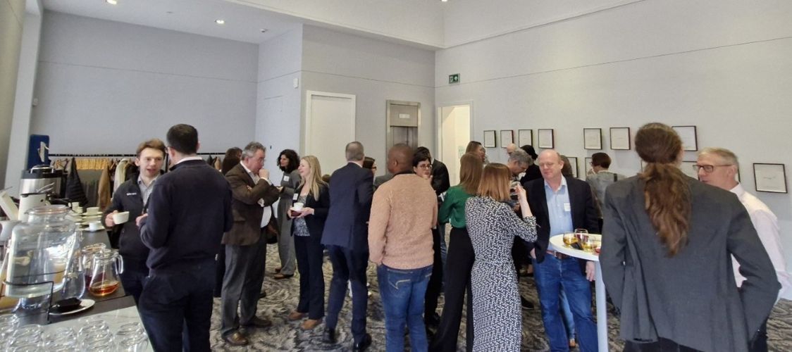 Networking session taking place at the inaugural event.