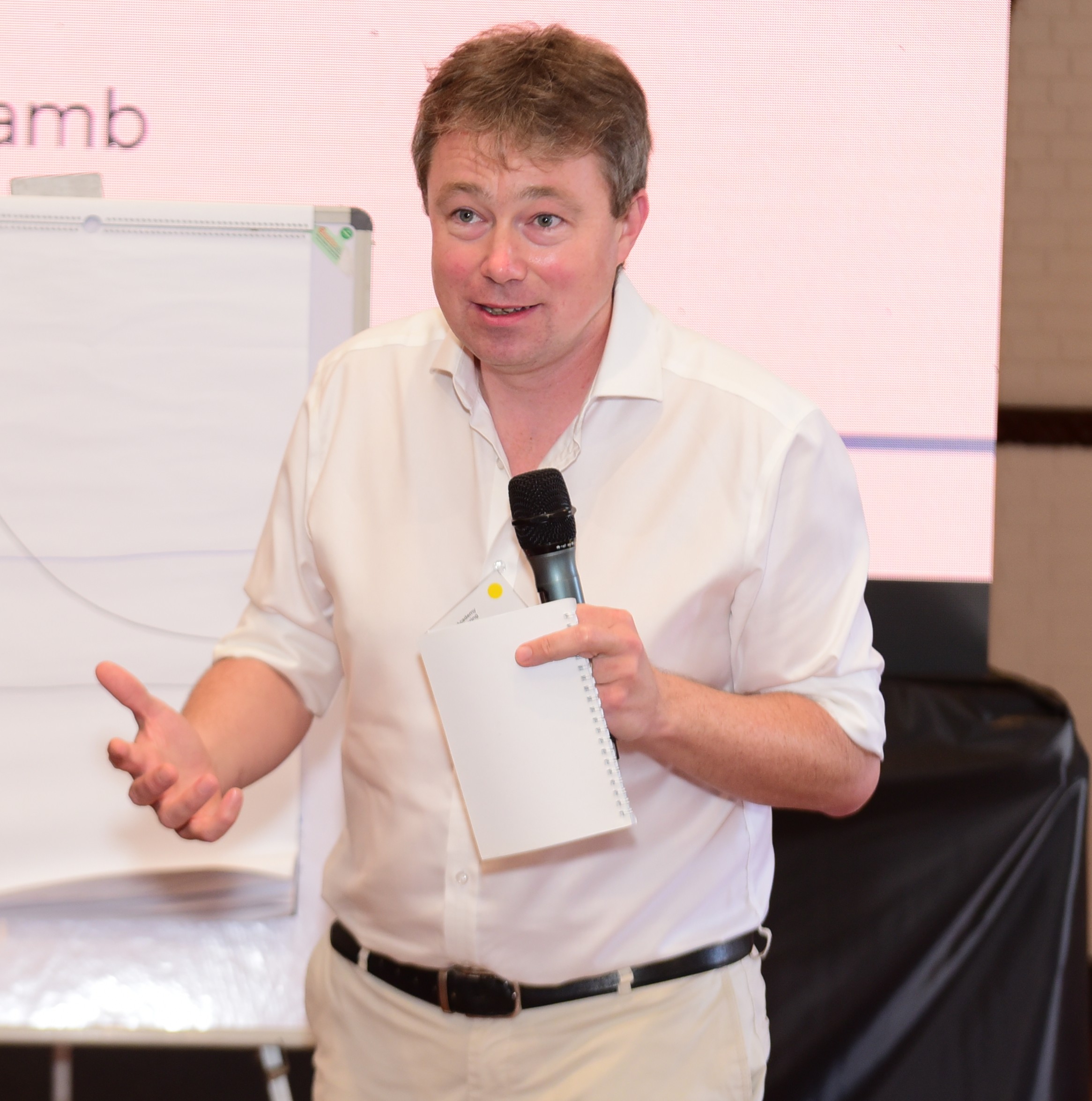 Andrew Lamb presenting