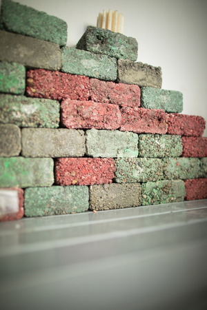 Photo of the recycled brick product.