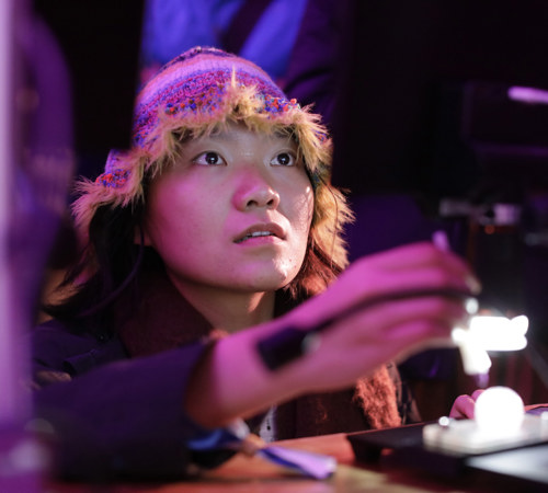 Attendee Using Demo Equipment Innovation Late 2023