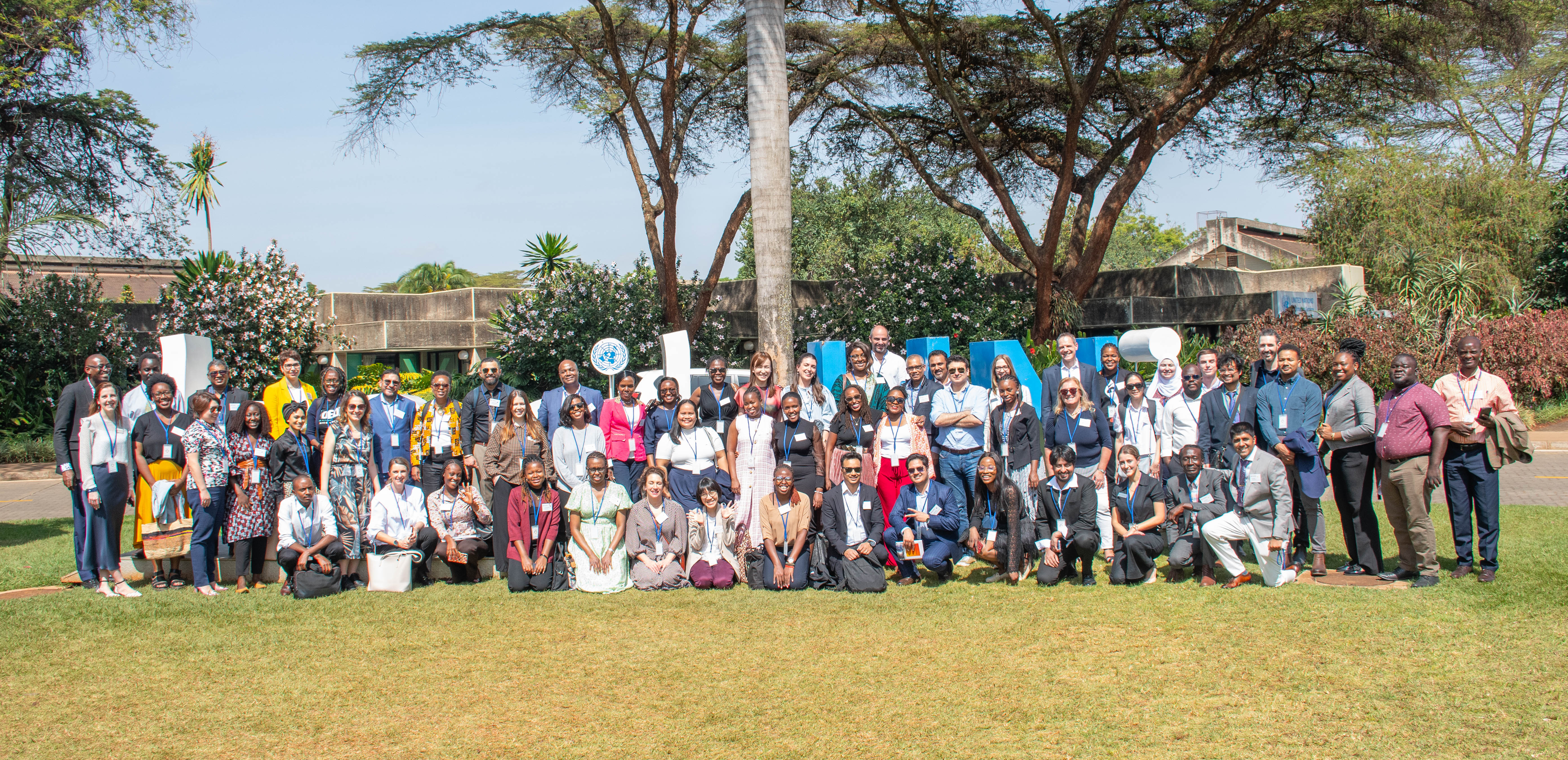 Group photo of delegates from the Frontiers event in Nairobi, Kenya