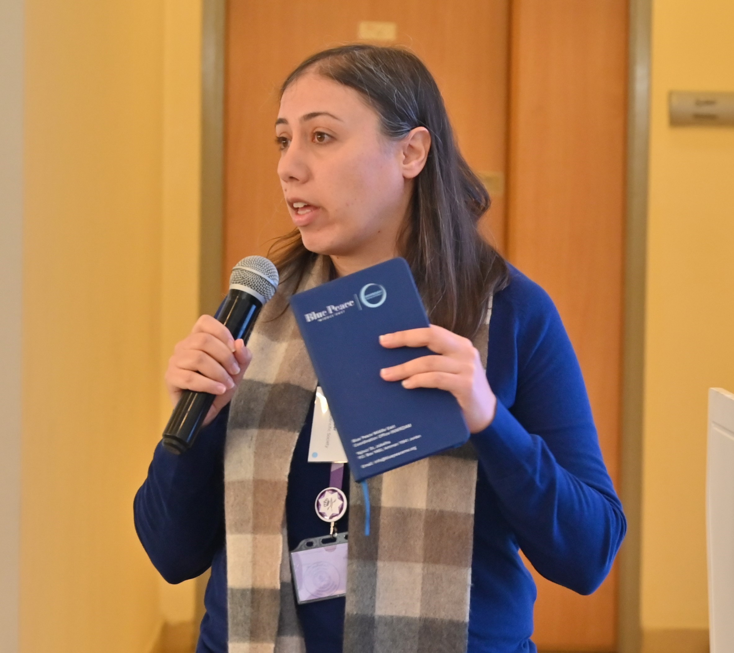 Dr Majd Al Naber presenting