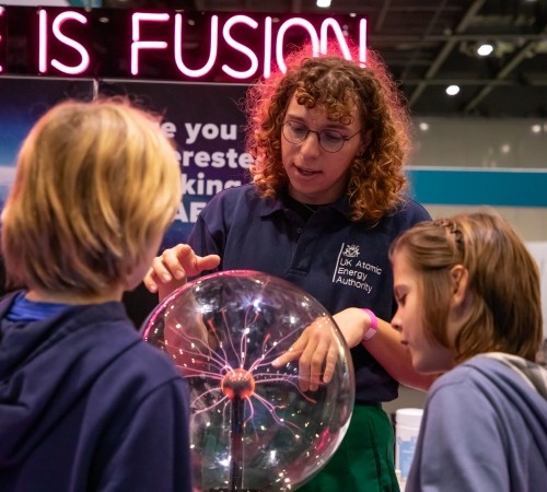 New Scientist Live Event showing a Plasma Ball