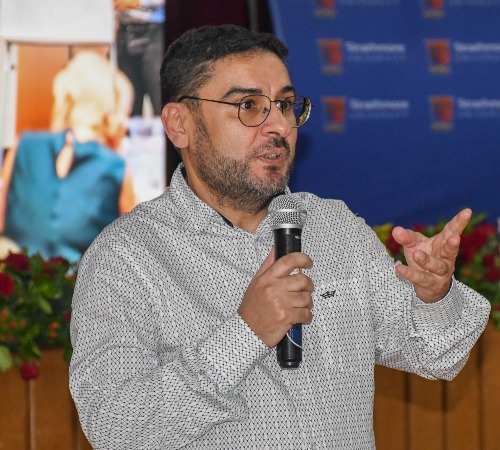 Dr Bahaa presenting during Session 2.
