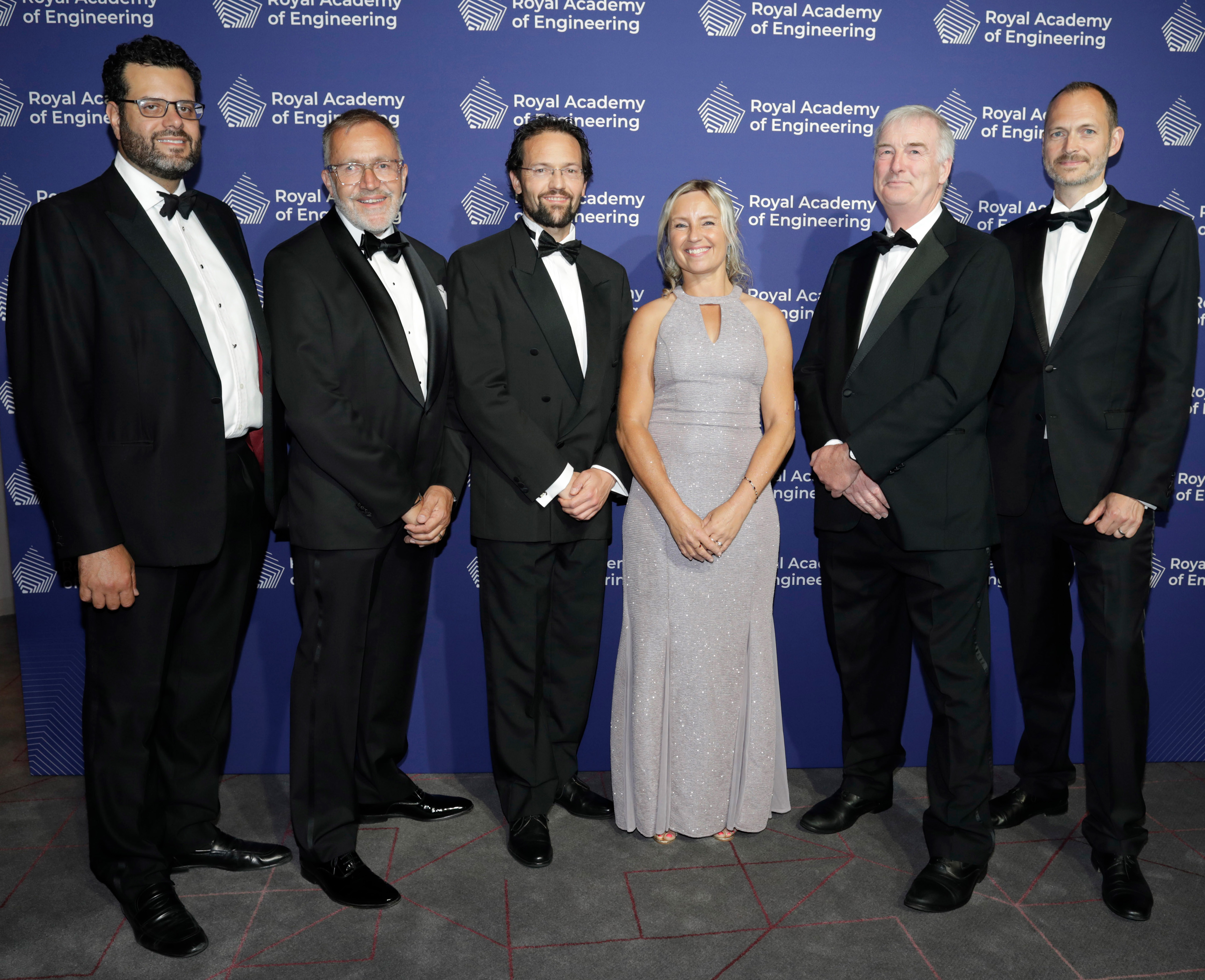 MacRobert Award Finalists Qanta Dialysis L-R John Milad, Prof Clive Buckberry, Mark Wallace, Maddy Warren, Keith Heyes, David Spurling. Credit Layton Thompson