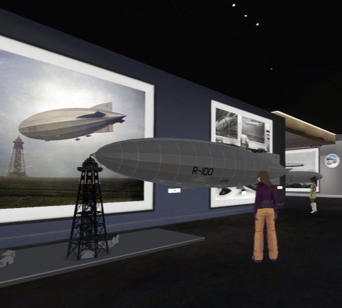 Example digital gallery. Credit Airship Heritage trust