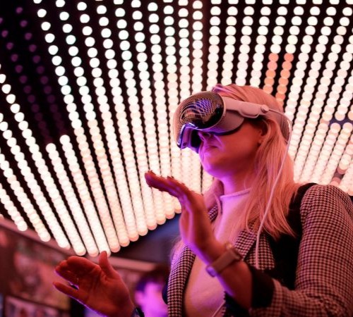 Amazing augmented reality headset experience courtesy of Atlantic Productions