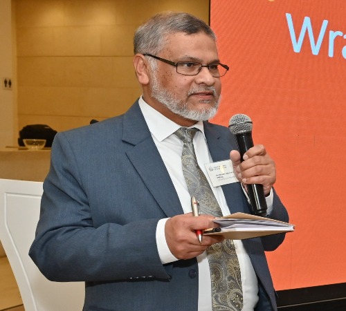 Professor Iqbal Mujtaba FREng presenting