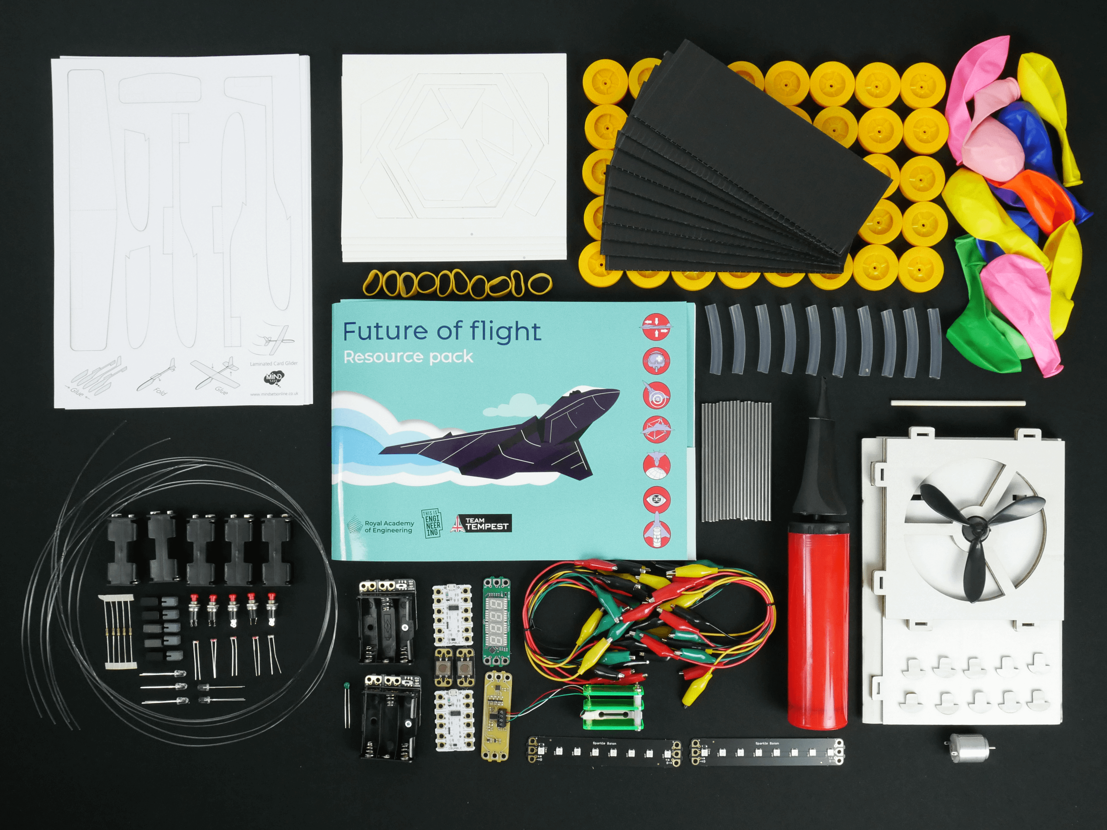 Contents of a STEM resources box