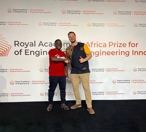 2023 Africa Prize winners Anatoli Kirigwajjo Edmund Wessels