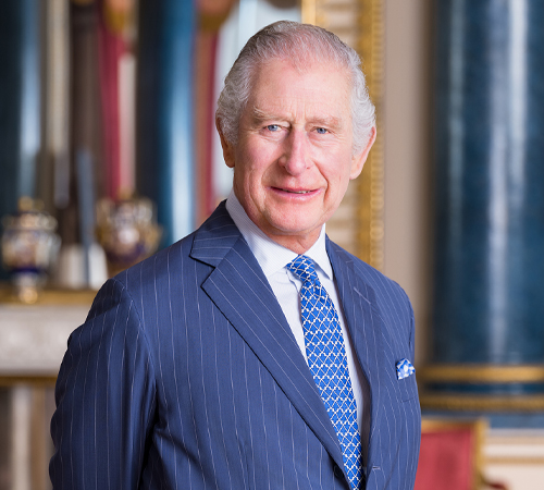 Our patron, His Majesty King Charles III
